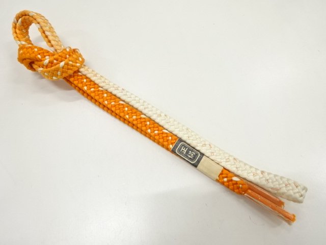 JAPANESE KIMONO / UNUSED HAND-TIED OBIJIME